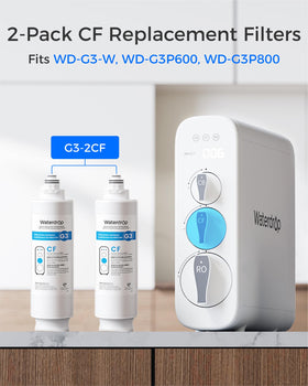 Waterdrop G3-N1CF front filtration stages highlight 3-in-1 protection