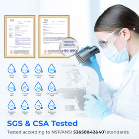 Waterdrop G3-W system installation visual guide.