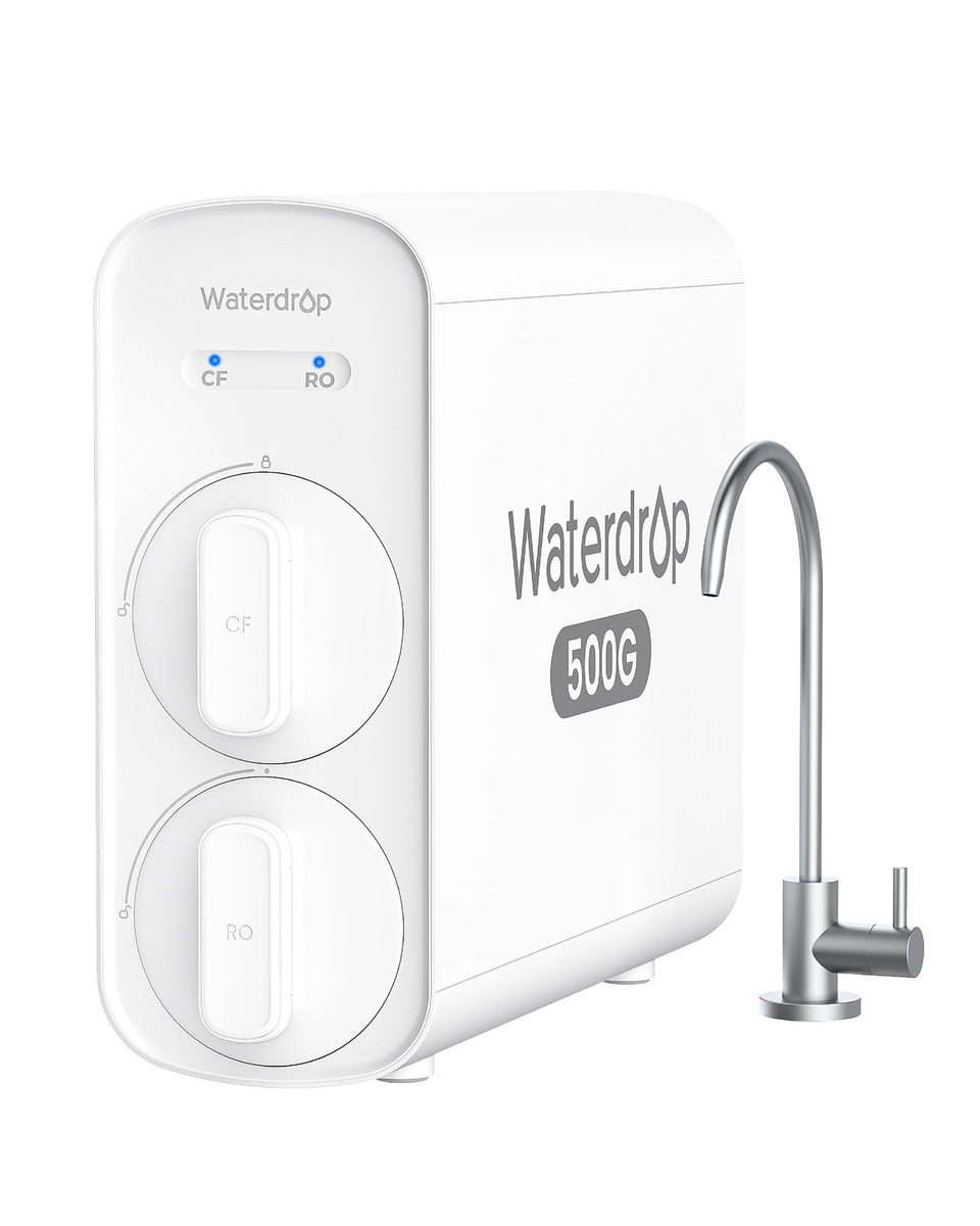 Waterdrop G5P500 with 7-stage filtration for cleaner water at home.