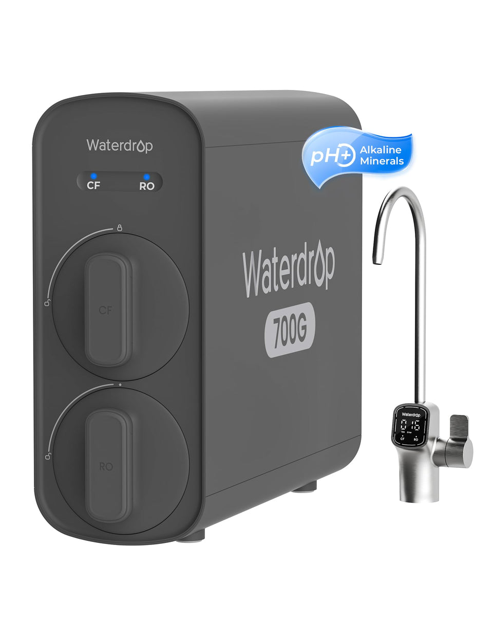 Waterdrop G5P700A compact tankless design saves under-sink space and fits modern kitchens.