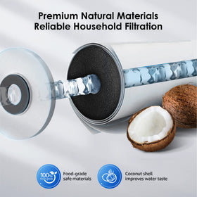 Waterdrop gac-filter-coconut-shell enhances natural odor control.