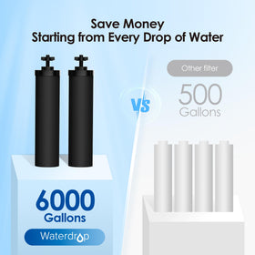 Waterdrop gravity filter long-lasting lifespan guidance for proper planning.