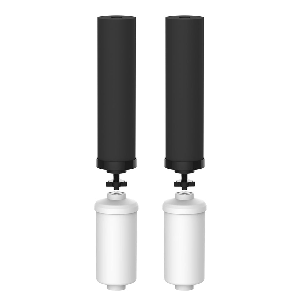 Waterdrop Gravity filter, Berkey-compatible cartridge for clearer water.