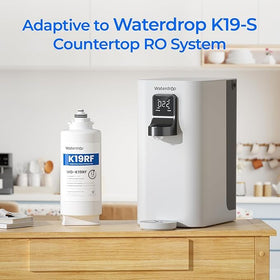 Waterdrop K19RF filter in use delivering crisp, fresh water daily.