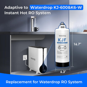 Waterdrop KJF filter offers 5-in-1 purification for cleaner-tasting water.