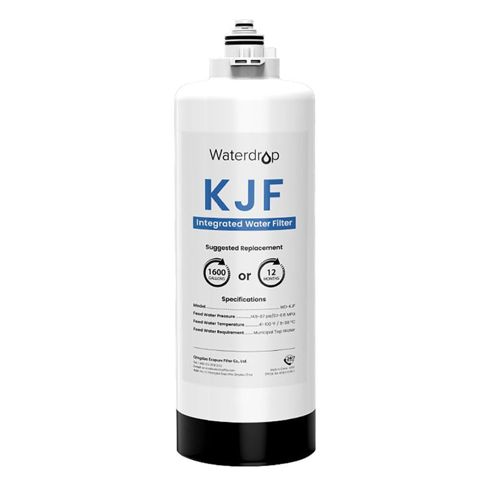 Waterdrop KJF filter adapts to the KJ600 for seamless compatibility and filtration.