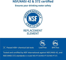 Waterdrop PF-01A employs advanced ACF technology for strong adsorption.