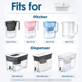 Waterdrop PF-01A shows NSF certifications for quality and safety.