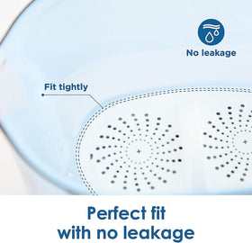 Direct-filter design minimizes reservoir retention for pure-tasting water.