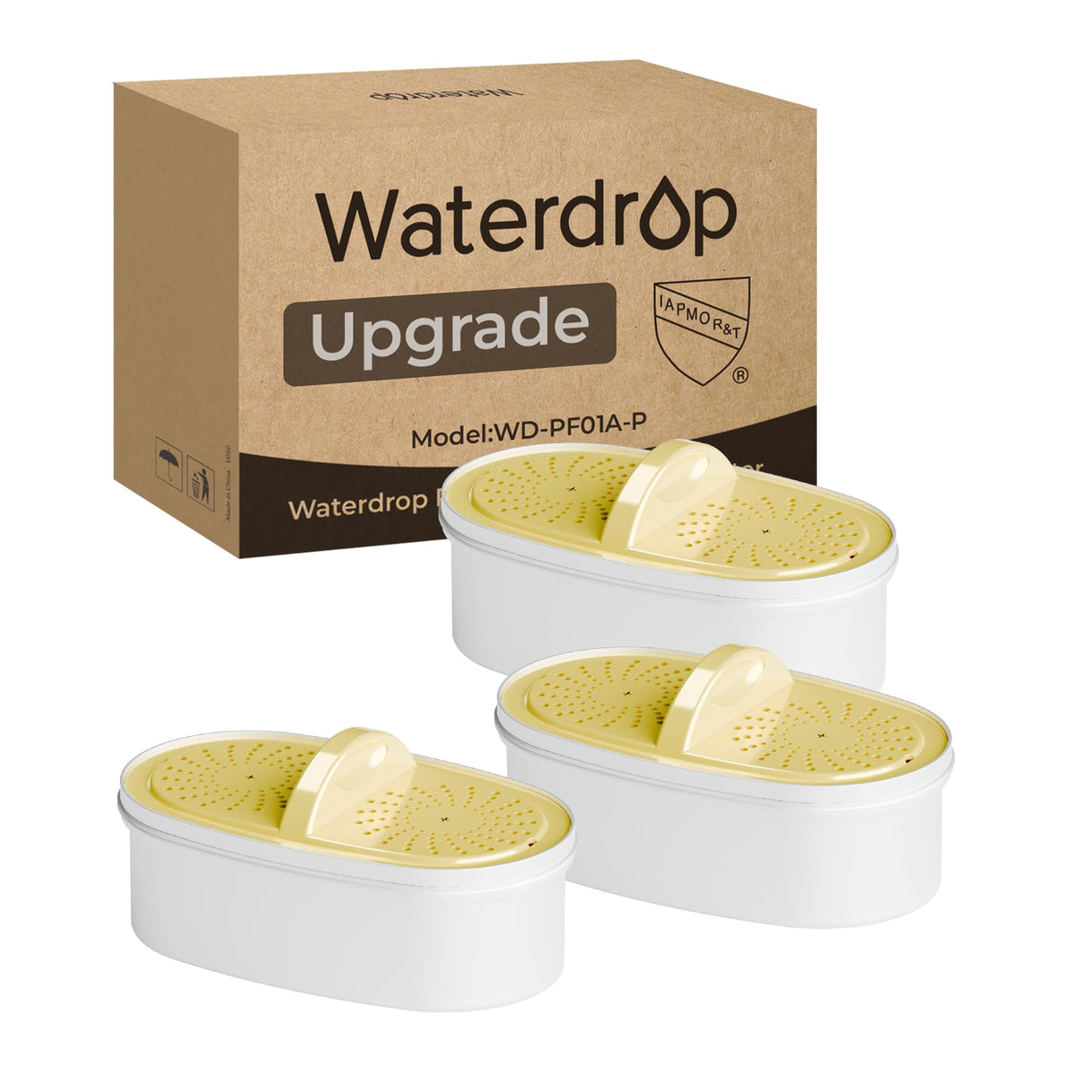 Waterdrop PF01A-P filter replacement kit shown for easy installation