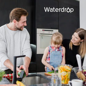 Waterdrop helps protect plumbing and appliances from sediment buildup.