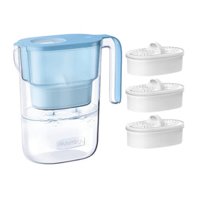 Waterdrop PT-05B pitcher with lid fit for compact fridges.