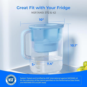 Waterdrop PT-07B compact dimensions fit inside most refrigerators.