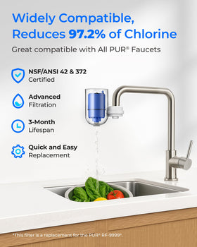 Waterdrop filter compatible with PUR models for easy replacement
