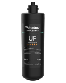Waterdrop RF10-UF membrane at 0.01 μm for finer filtration and clearer water