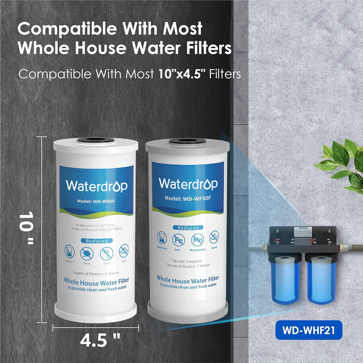 Waterdrop-system-compatibility-ge-whirlpool-culligan supports easy upgrades.