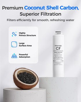 Waterdrop T3-C compatibility filter ensures secure install and impurity reduction