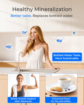 Waterdrop T3-T 220 GPD lead-free materials reassure safe drinking water
