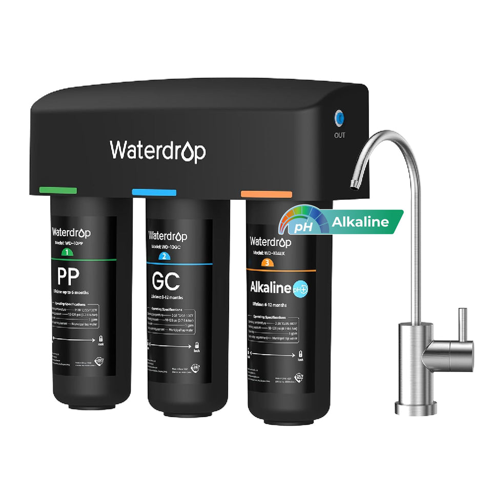 Waterdrop TSB-ALK under-sink installation for purified water