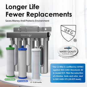 Waterdrop TST-UF P1 pack, ready for quick under-sink replacement