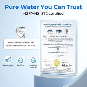 Waterdrop UA-5Y tasting water improvement and odor reduction at tap