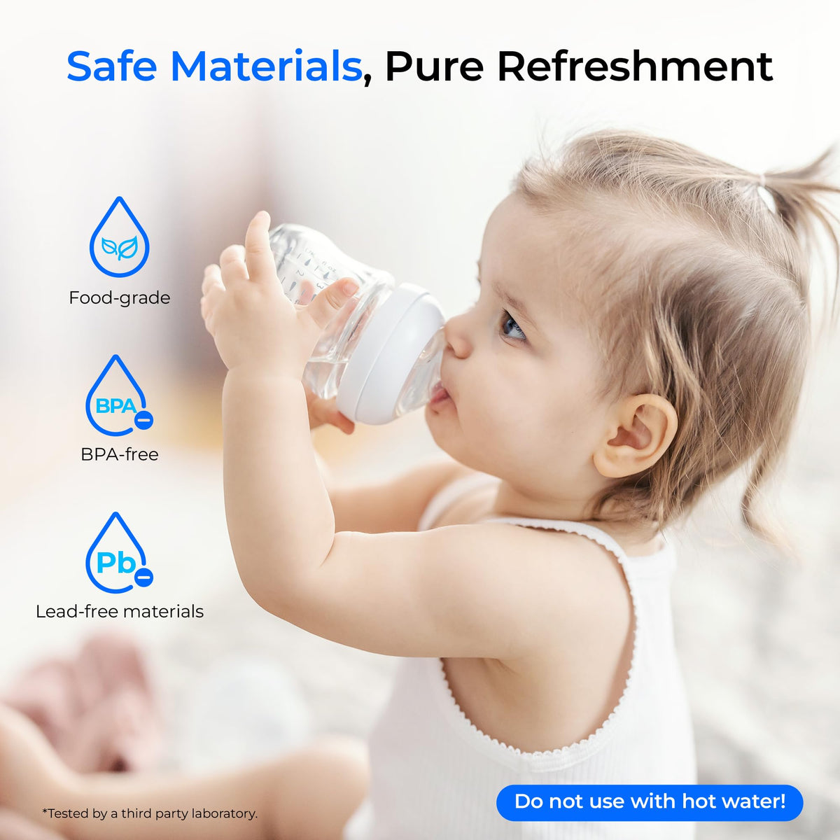 Waterdrop W281 is designed for cold-water use only