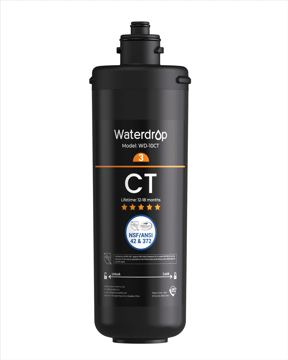 Waterdrop WD-10CT compatibility with TSA/TSB under-sink system for easy replacement