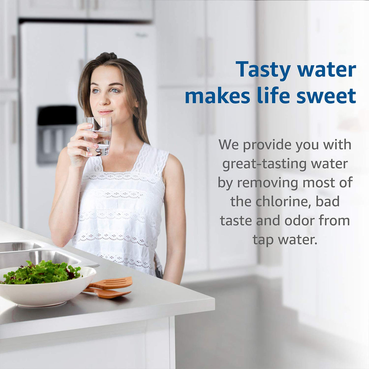 Waterdrop WD-W10 flow test demonstrates stable filtration performance