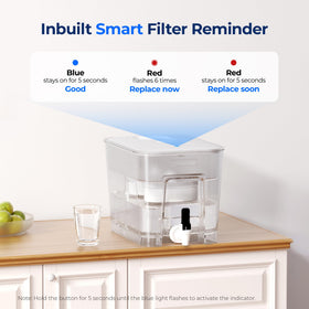 Waterdrop WFD-22L-DF filter-change reminder aids maintenance