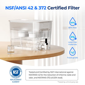 Waterdrop WFD-22L-DF removable cover blocking odors during refills