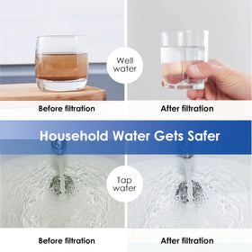 Waterdrop filter lifespan indicator showing six months of use.