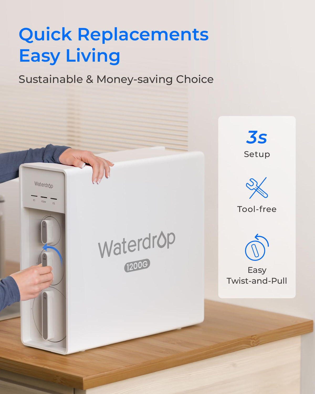 Waterdrop X8-PRO and X12-PRO compatibility ensures seamless upgrade for existing systems