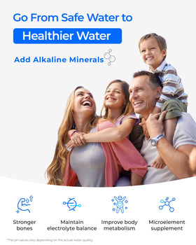 Waterdrop X8-WAN 10-stage filtration close-up highlights membrane and minerals.