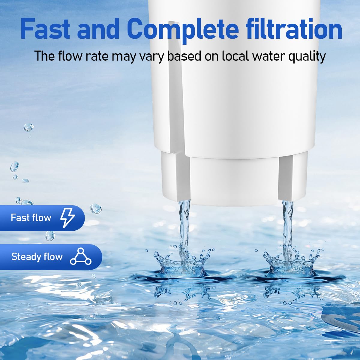 WaterJingYi eco-friendly replacement pack; reduces disposable bottle waste.