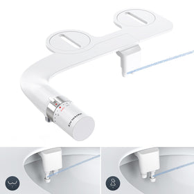 WaterLACE bidet attachment enables easy DIY installation without tools.