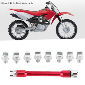Watris Veiyi 6.4mm red spoke wrench delivers durable leverage for stubborn nipples.