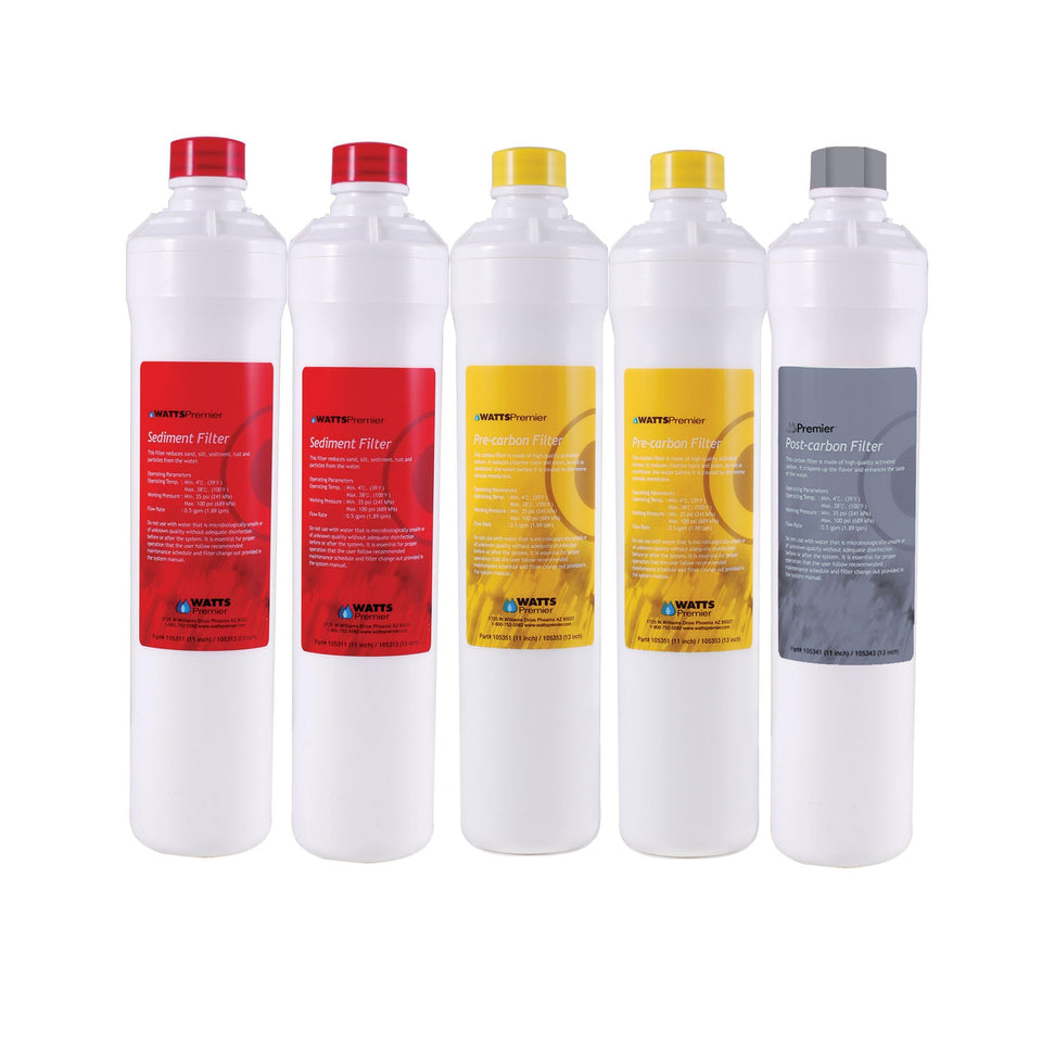 Watts Premier sediment filter 5 micron reduces dirt for clearer water