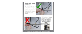 Watts Premier air gap drain design prevents wastewater siphoning into clean water.