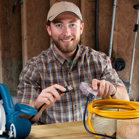Watts Wire heavy-duty outdoor extension cord with flexible jacket resists abrasion