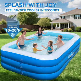 WavYoo family-friendly backyard pool for multiple users