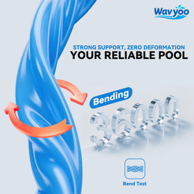 WavYoo pool 3-chambers design promotes stable play