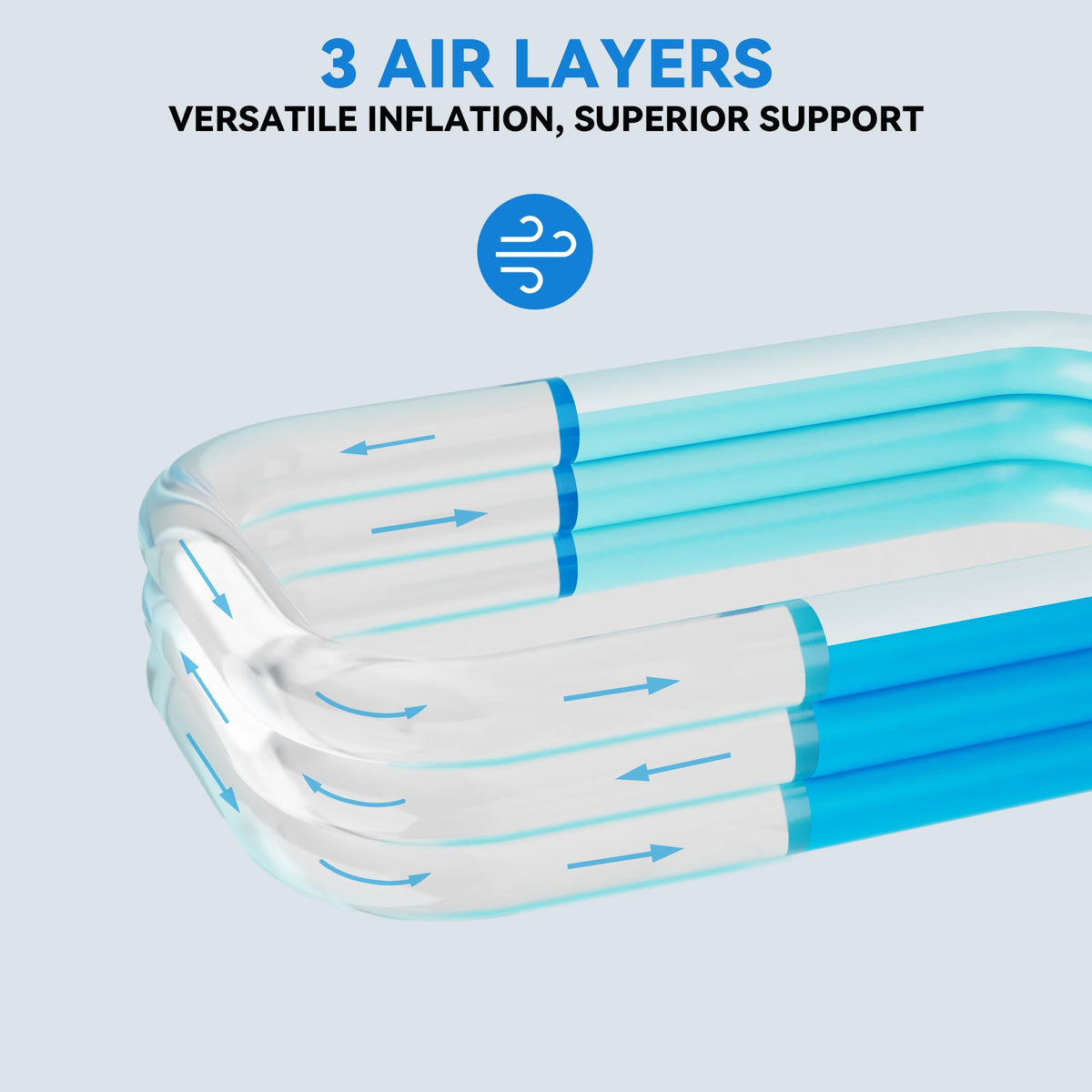 WavYoo thick 0.4mm material ensures durable summer use