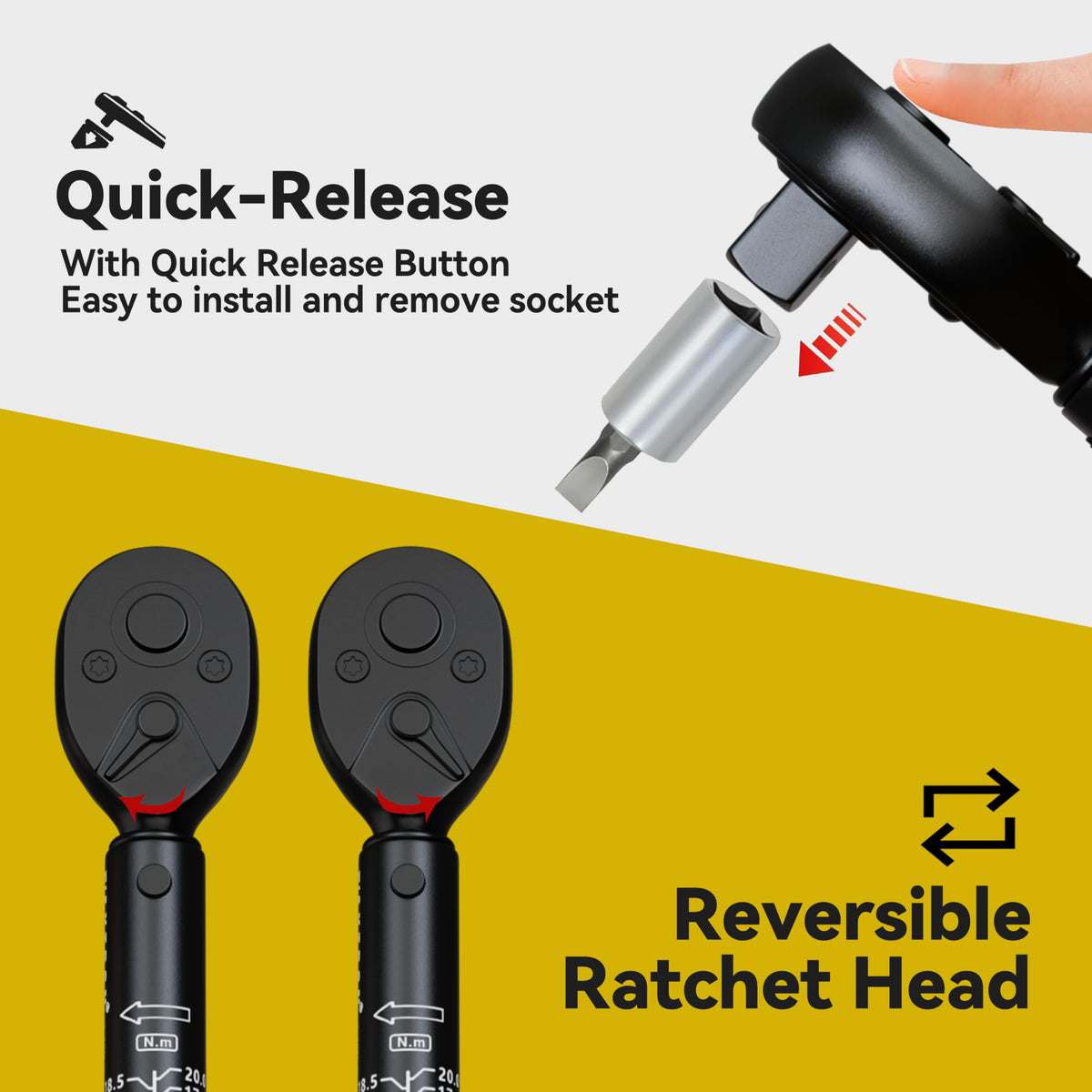 Waxtron extension bars to reach deep-frame bolts.