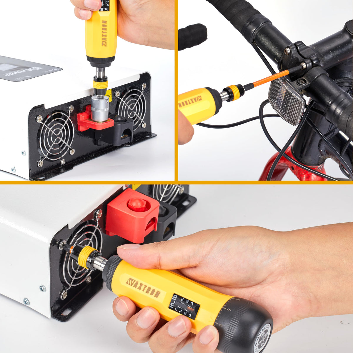 Waxtron torque set supports 10-70 in-lb range for precise tension control.