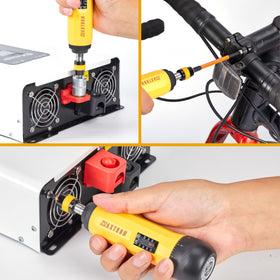 Waxtron torque set supports 10-70 in-lb range for precise tension control.