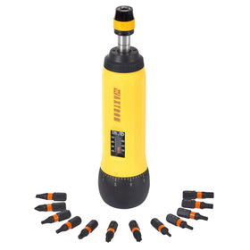 Waxtron torque screwdriver set with visual window enables fast, error-free torque settings for precision work.