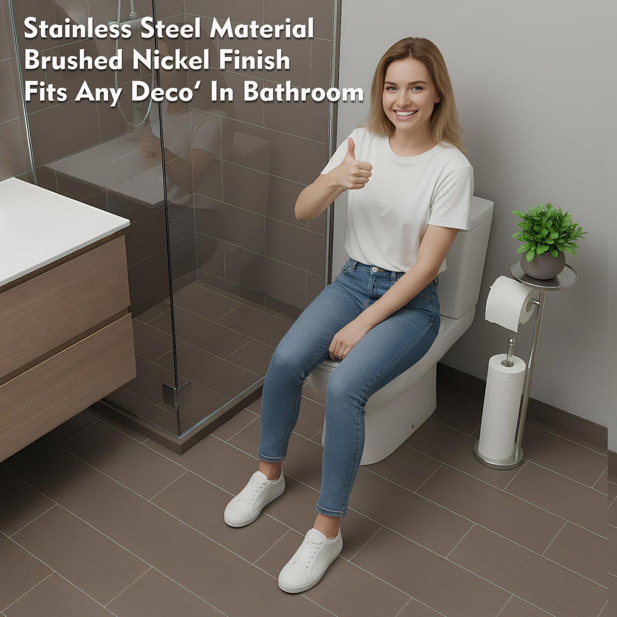 Felt pads protect floors and prevent slipping on WAYDELI stand