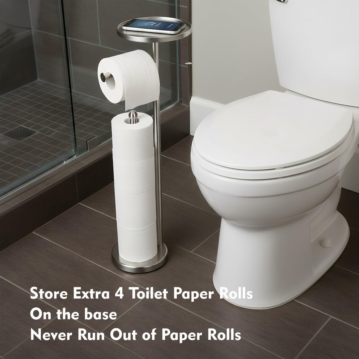 Weighted base keeps WAYDELI holder steady on any floor