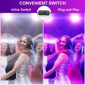 Waygor IP65 waterproof blacklight for indoor use and damp spaces