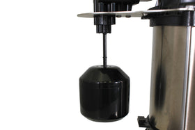 Close-up of Wayne cast-iron and stainless-steel housing for durability.